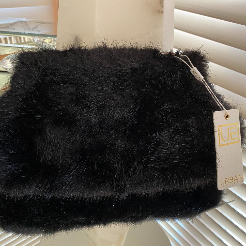 Faux Fur Crossbody Bag